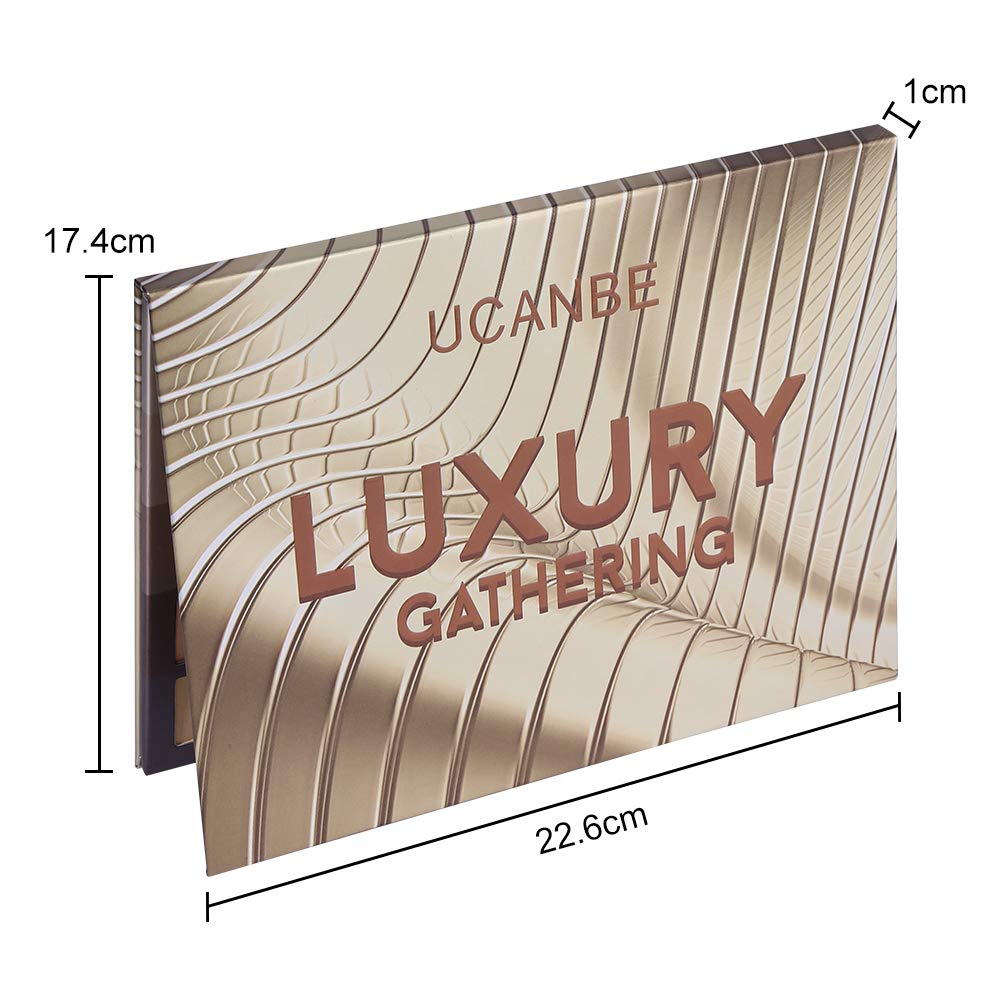 UCANBE Luxury Gathering Neutral Eyeshadow Palette - 60 Shades Matte Satin Pearl Metal