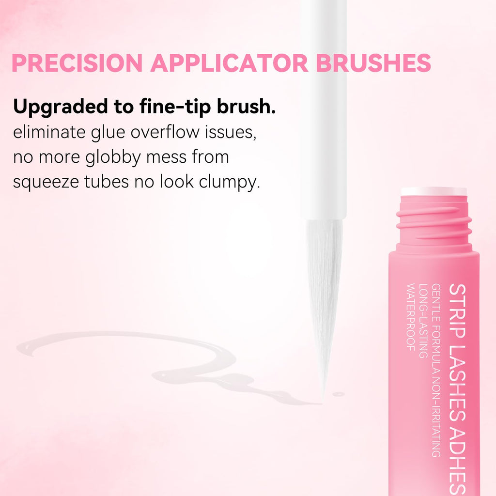 uCoolMe Lash Glue White - Fast-Dry, Latex-Free Adhesive for Strip Lashes