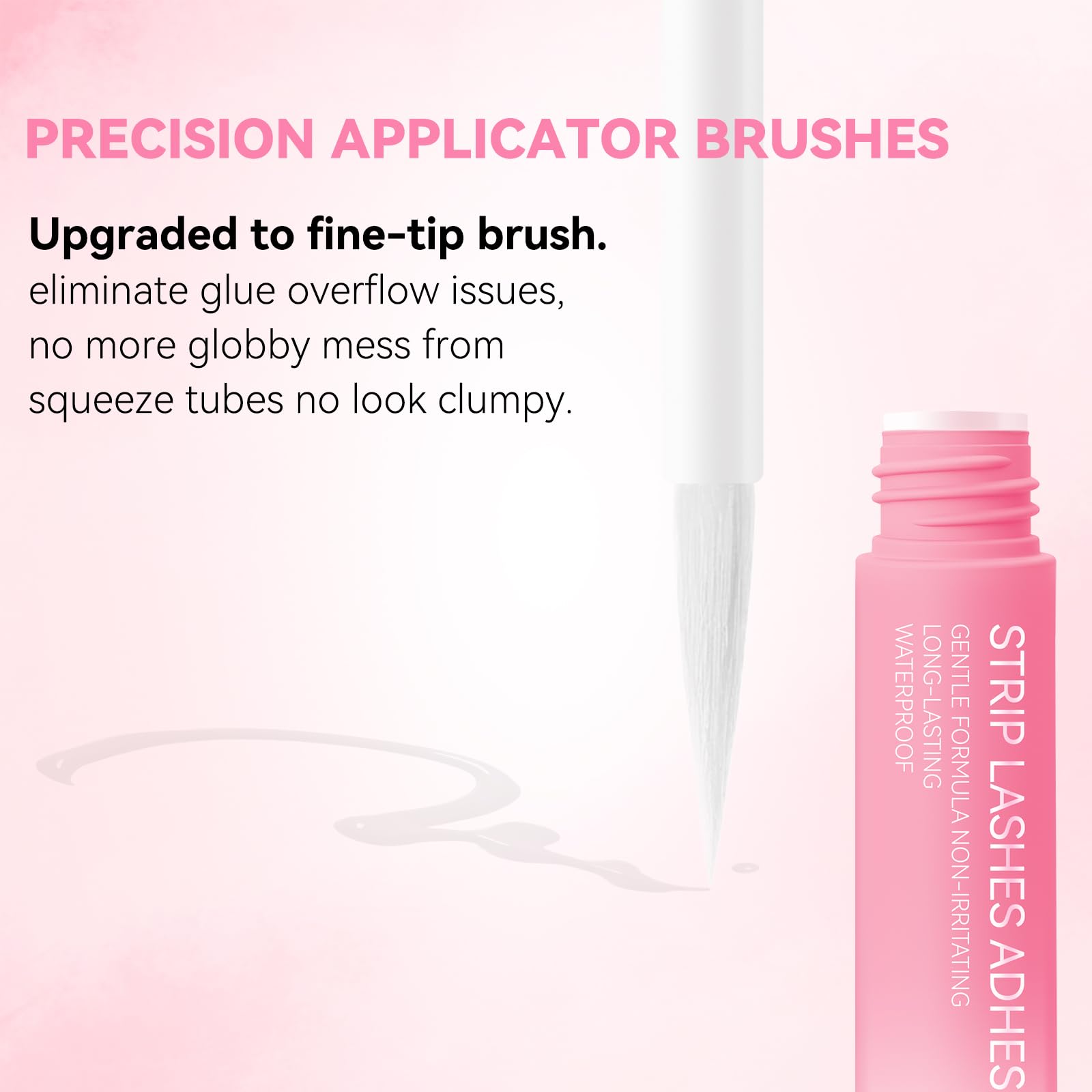uCoolMe Lash Glue White - Fast-Dry, Latex-Free Adhesive for Strip Lashes