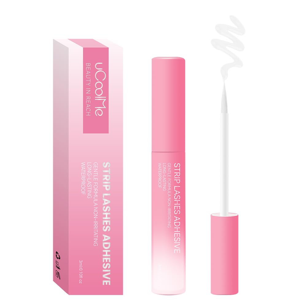 uCoolMe Lash Glue White - Fast-Dry, Latex-Free Adhesive for Strip Lashes