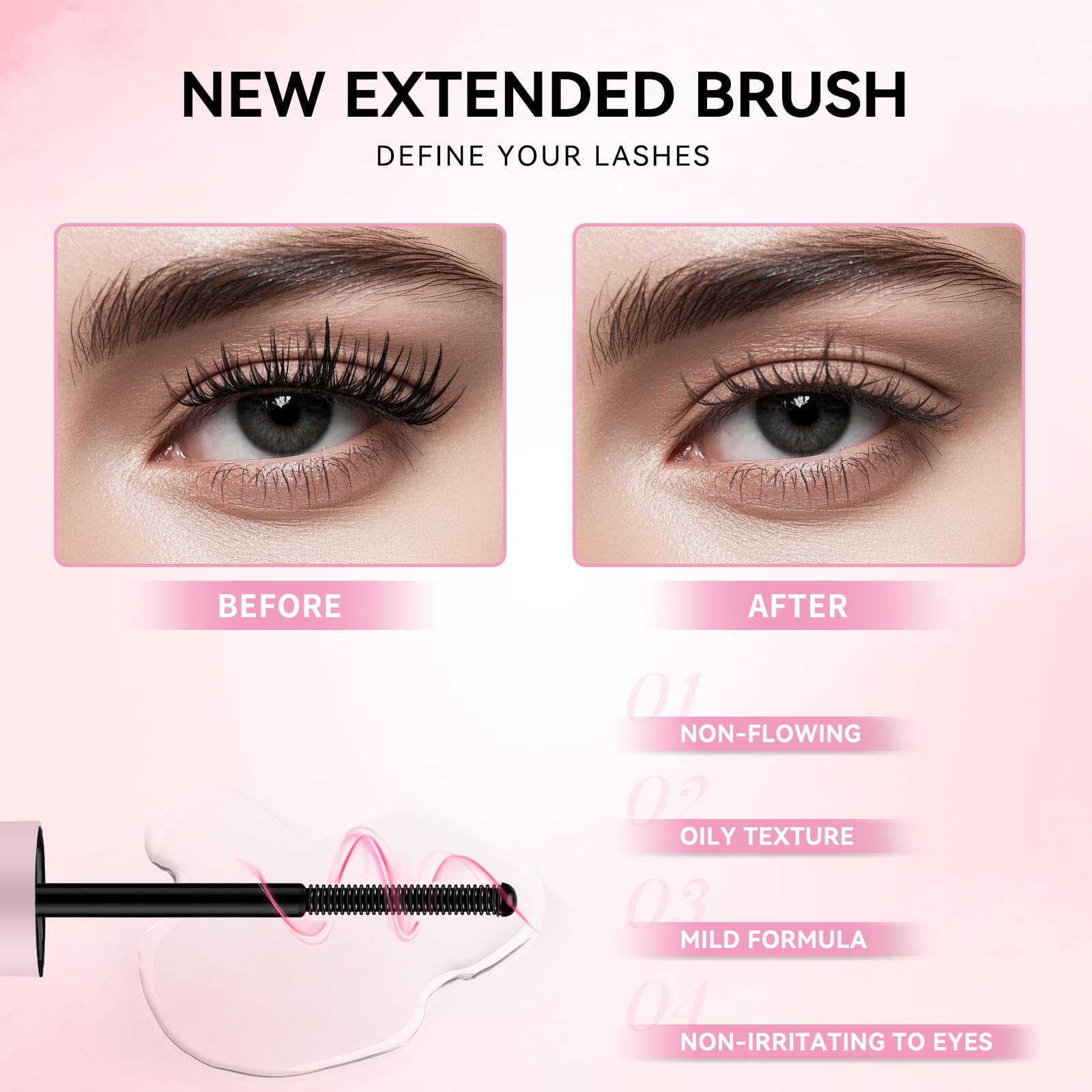 UCOOLME Lash Glue Remover 5ML – Gentle Oil-Based Dissolver with Spiral Brush & Leak-Proof Cap