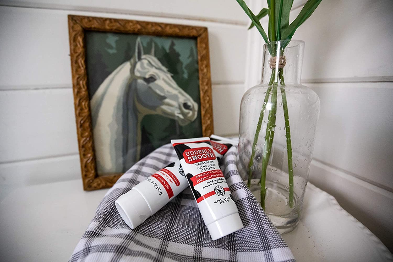 Udderly Smooth Lightly Scented Hand Cream 4 oz – Pack of 3 | Non-Greasy Moisturizer