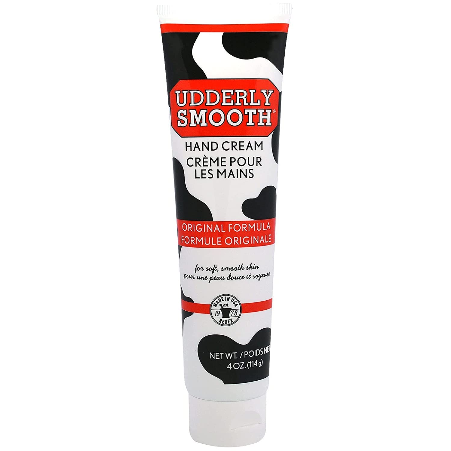 Udderly Smooth Lightly Scented Hand Cream 4 oz – Pack of 3 | Non-Greasy Moisturizer