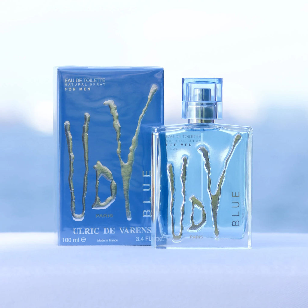 UDV Blue by Ulric de Varens for Men – Eau de Toilette Spray, 3.4 oz