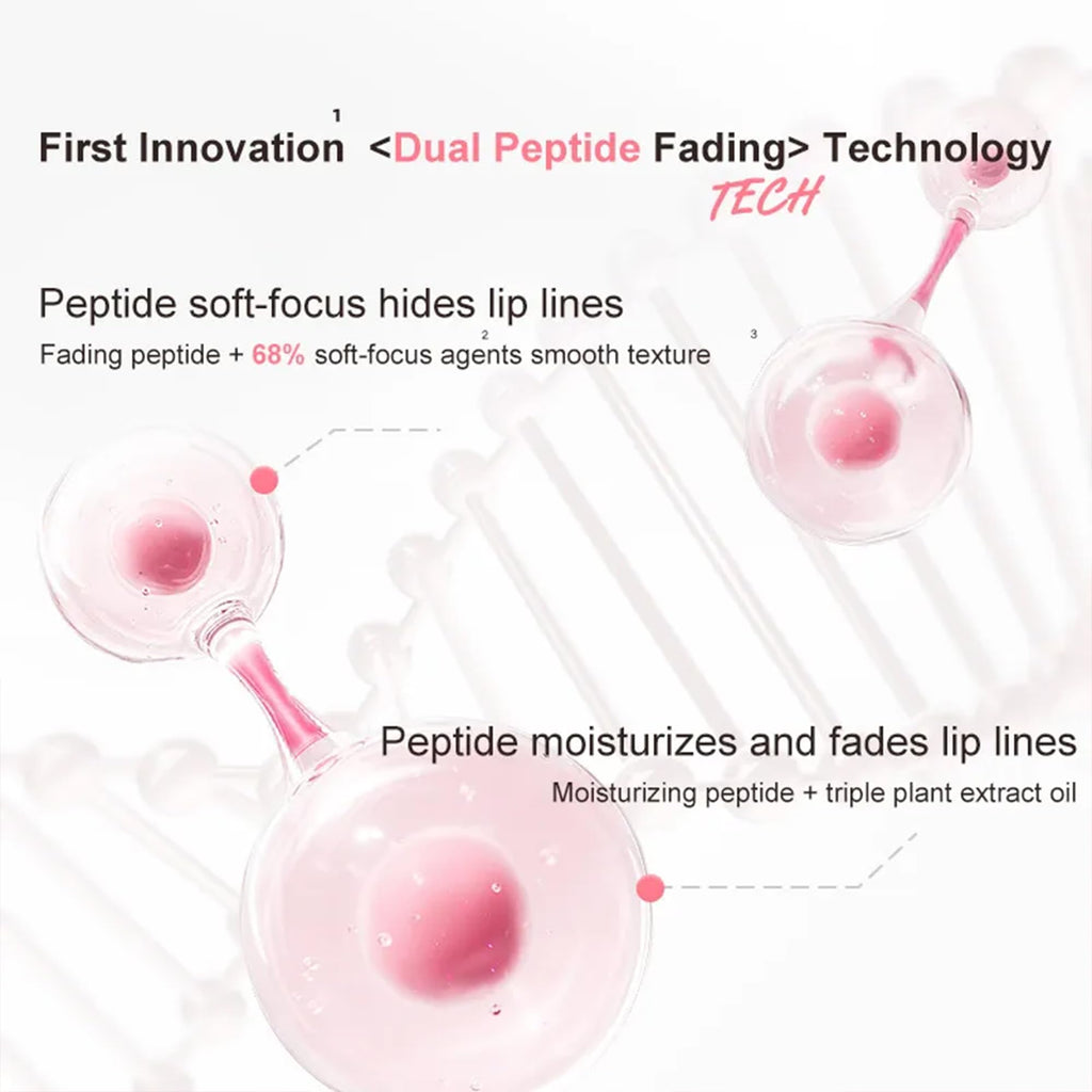 Ueuiu Liquid Lipstick + Cushion Foundation in Pomegranate – Hydrating, Long-Lasting Lip Color