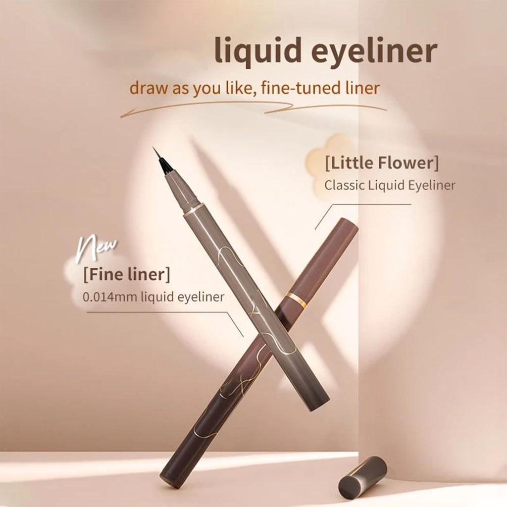 Ueuiu Judy Doll Liquid Eyeliner – Ultra-Fine Tip, Waterproof & Longwear (#04 Gray Brown Upgrade)