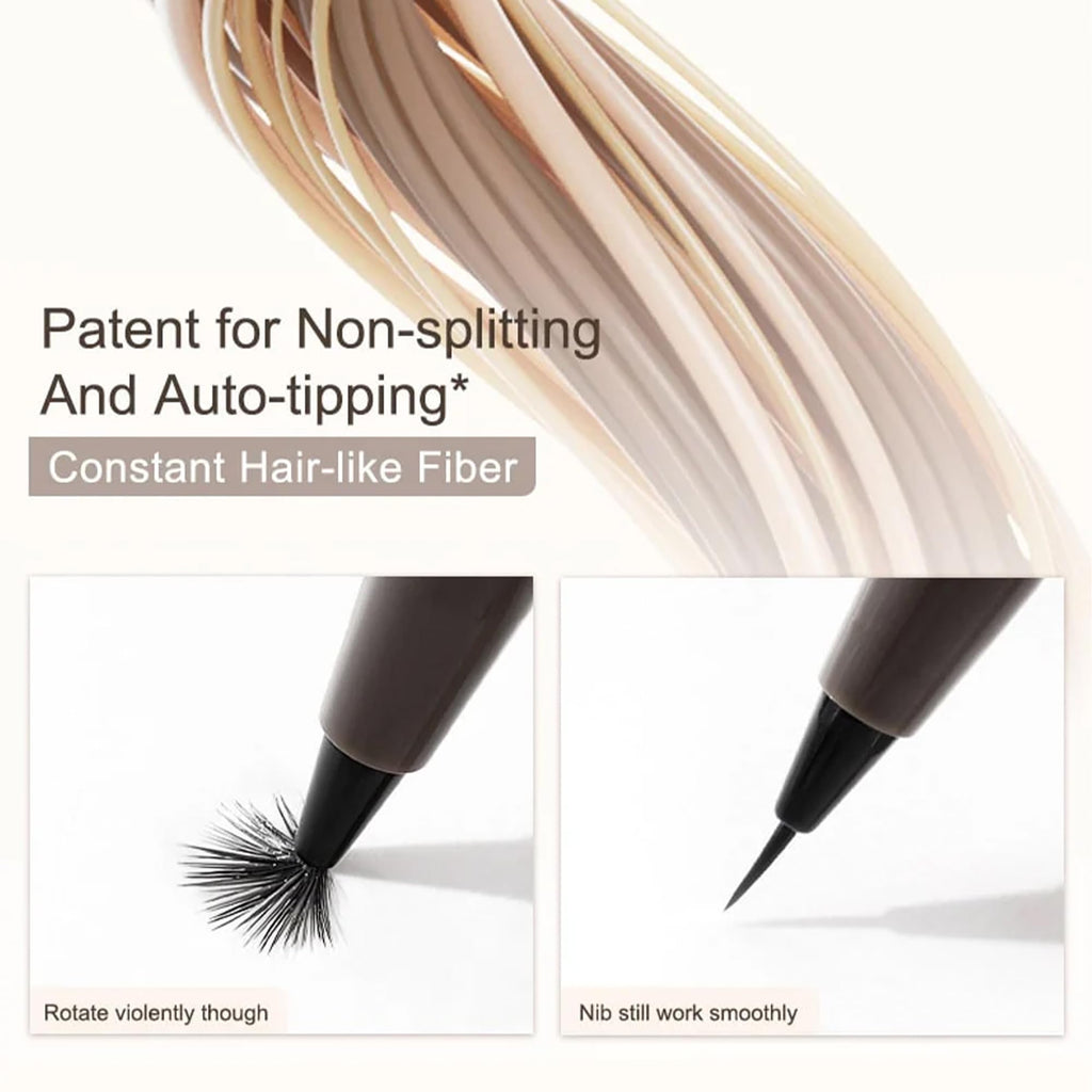 Ueuiu Judy Doll Liquid Eyeliner – Ultra-Fine Tip, Waterproof & Longwear (#04 Gray Brown Upgrade)