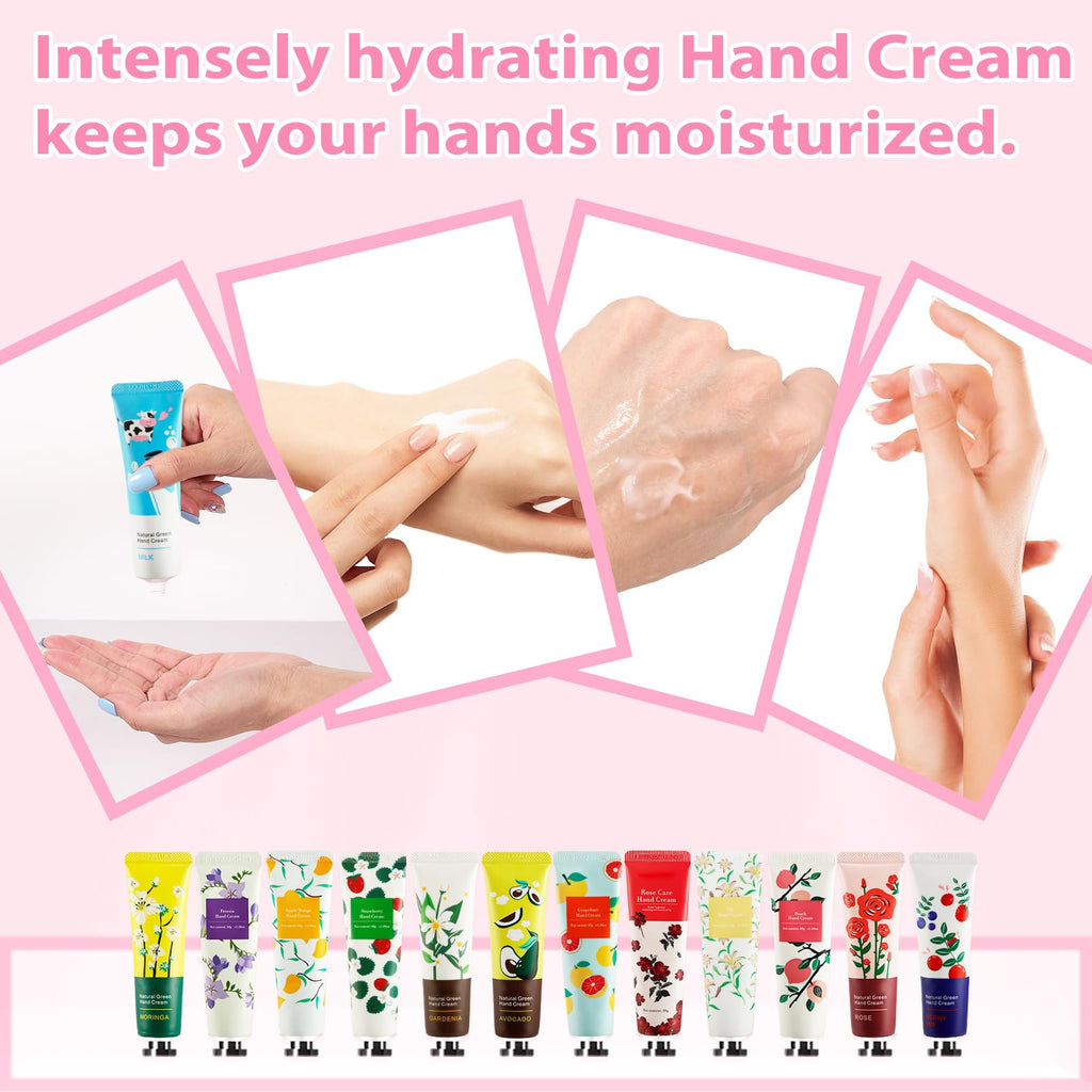 UHBYJM 100-Pack Hand Cream Gift Set – 20 Fragrances, Travel Size Moisturizers