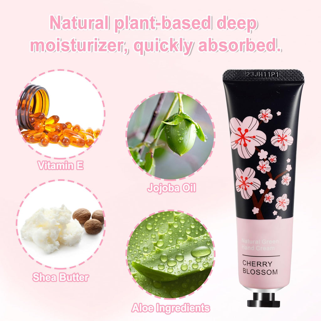 UHBYJM 100-Pack Hand Cream Gift Set – 20 Fragrances, Travel Size Moisturizers