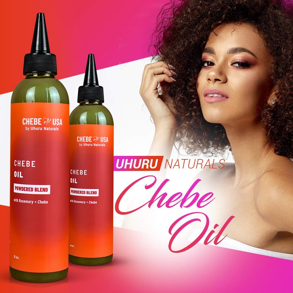 Uhuru Naturals Original Chebe Oil Powdered Blend – Moisture & Strength (8 oz)
