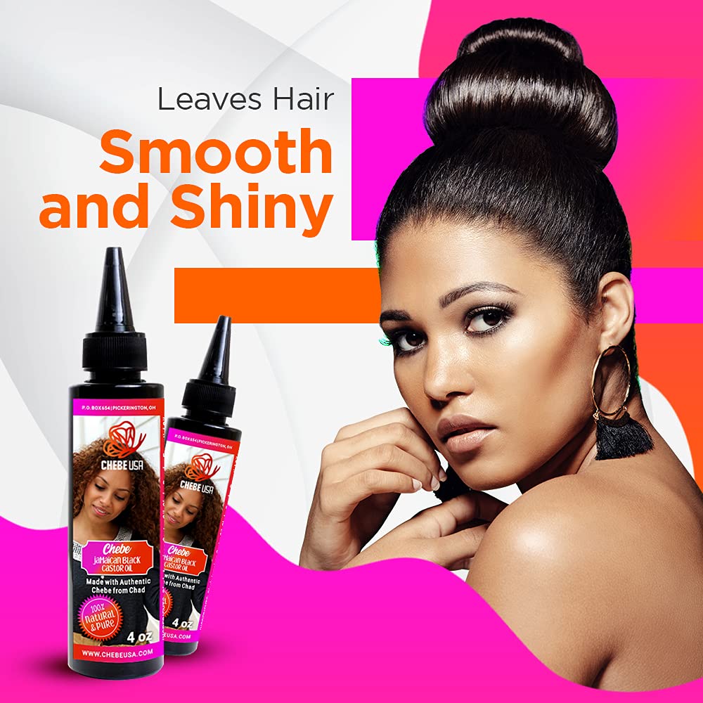 Uhuru Naturals Original Black Castor Hair Growth Oil (4 oz) – Nourish, Strengthen & Lock in Moisture
