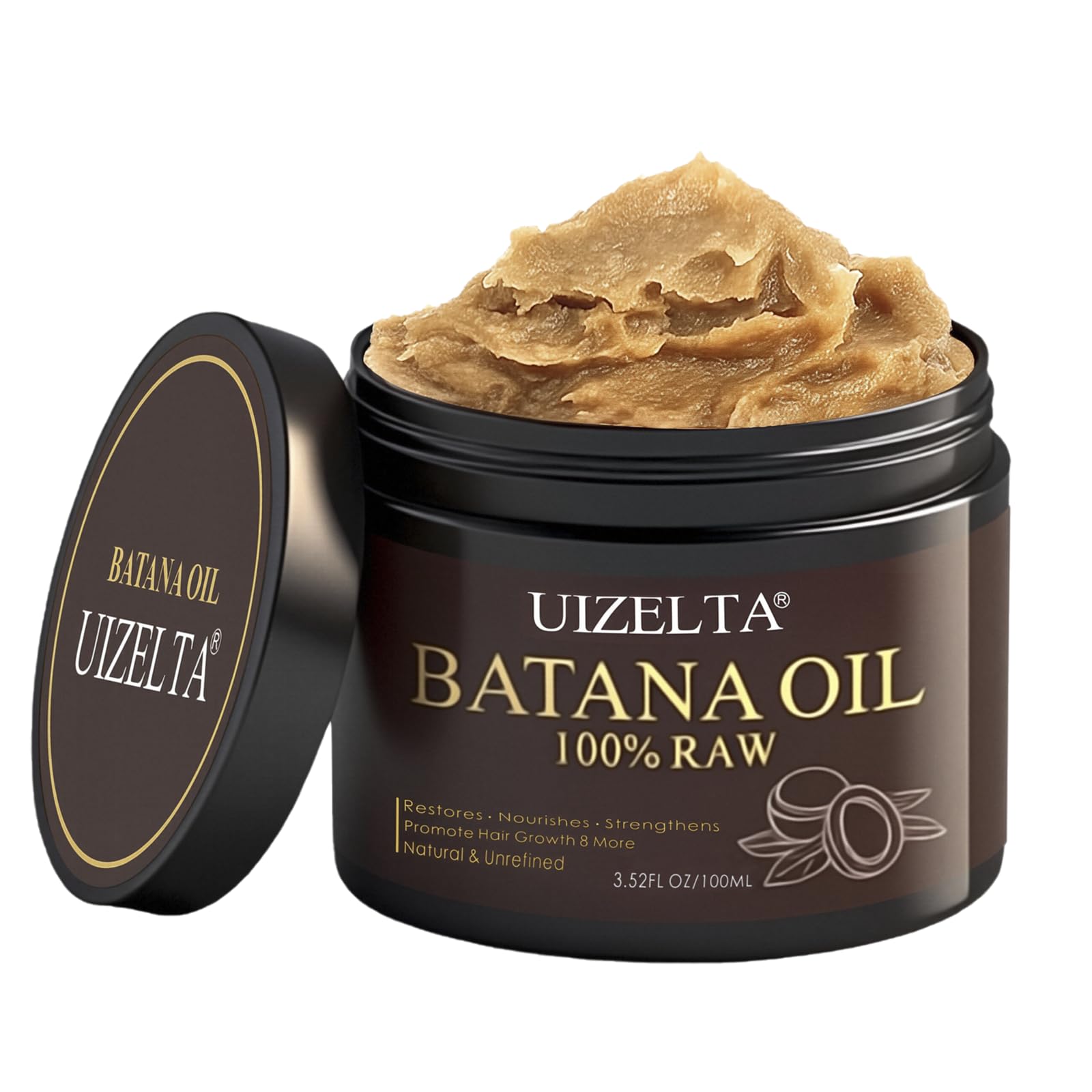 UIZELTA Batana Oil for Hair Growth – 100% Pure, Cold-Pressed, All Hair Types