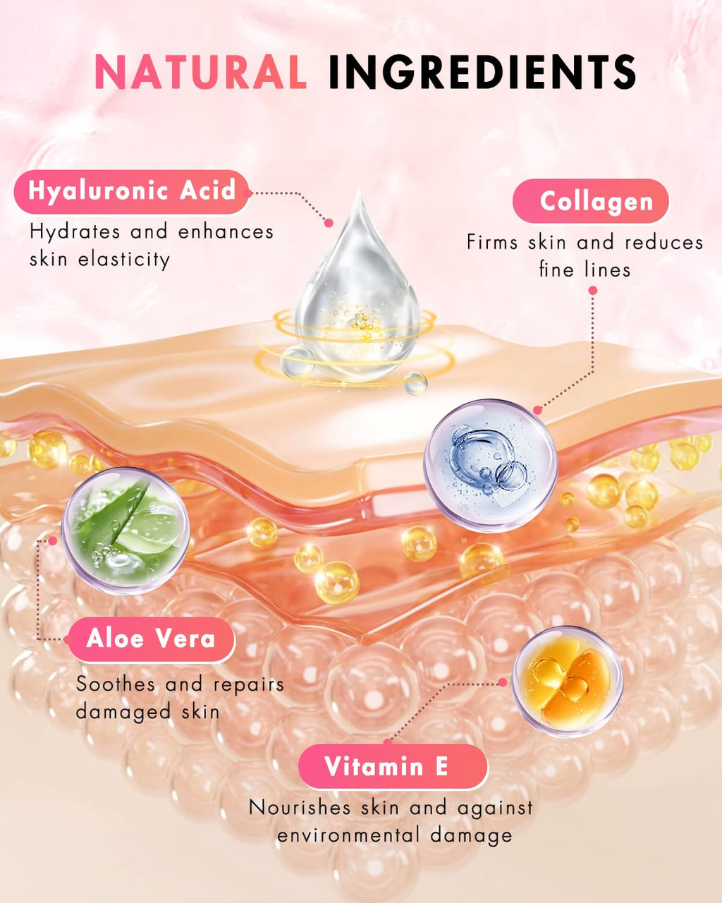 UKVOA Forehead Wrinkle Patches & Smile Line Patches – Overnight Hydration & Subtle Lift