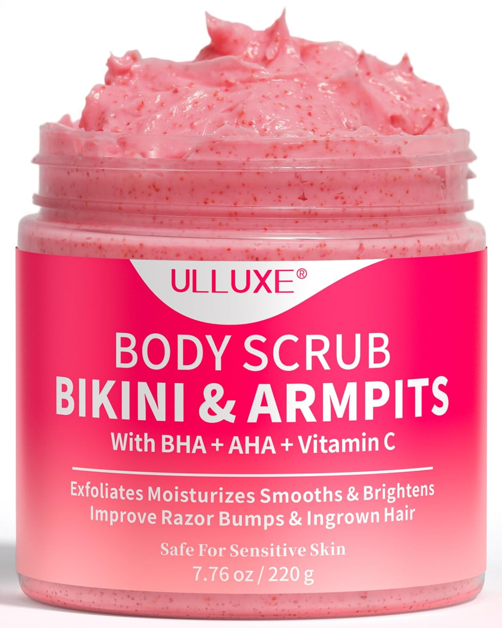 ULLUXE Bikini Area Exfoliator – AHA/BHA + Vitamin C for Smooth, Even Skin