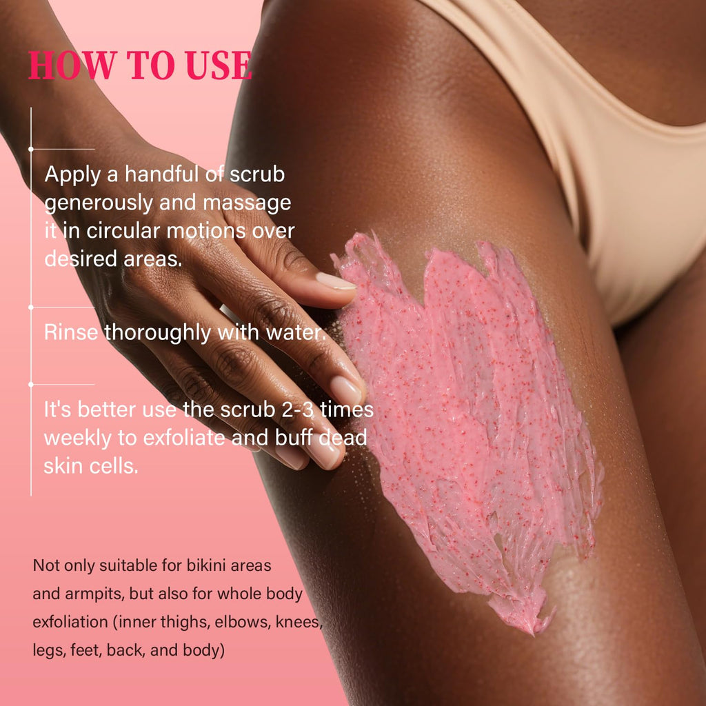 ULLUXE Bikini Area Exfoliator – AHA/BHA + Vitamin C for Smooth, Even Skin