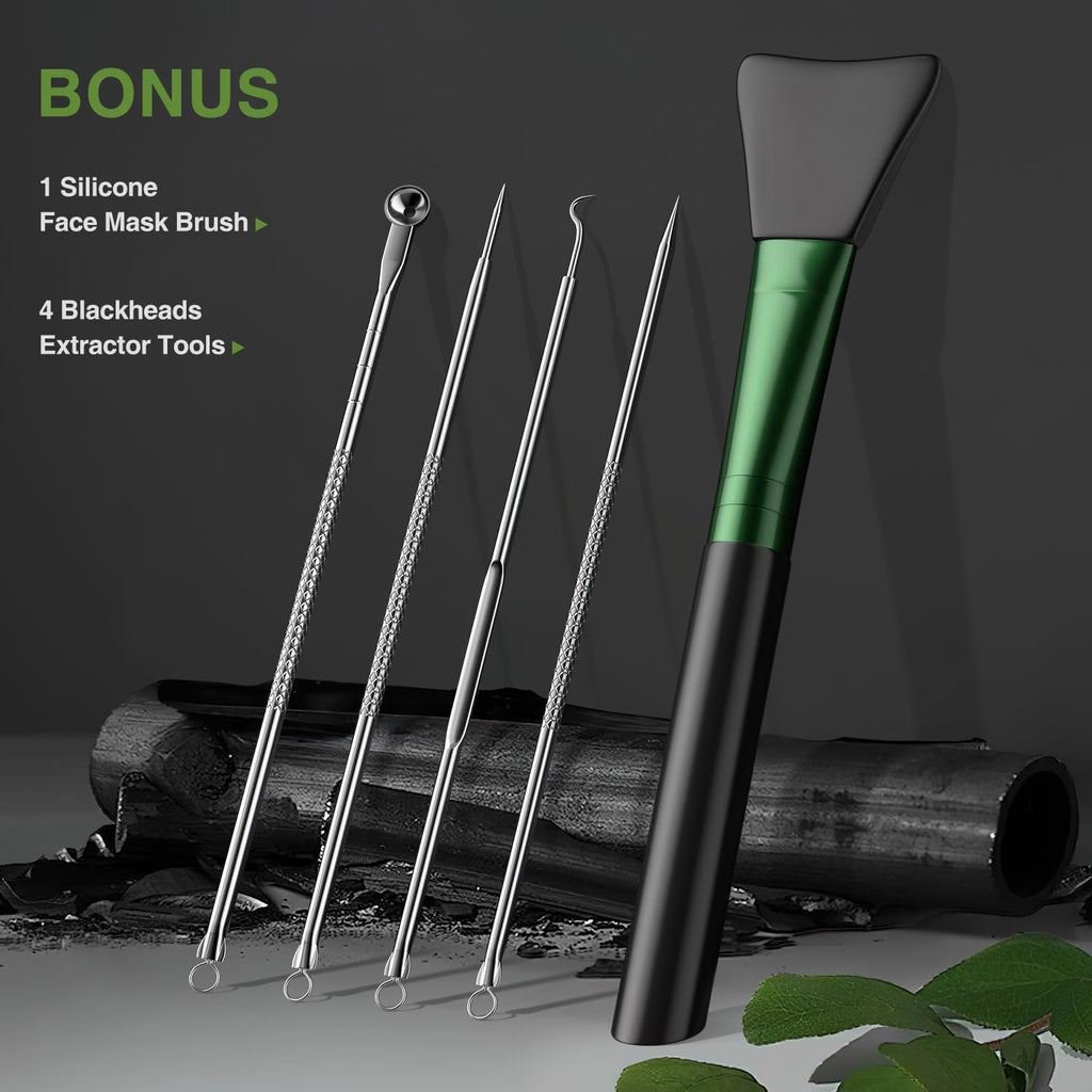 ulluxe Blackhead Remover Mask Kit – Charcoal Peel Off Mask for Pores