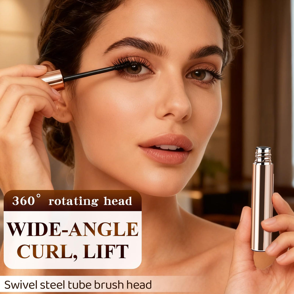 Ultra-Fine Lengthening Waterproof Mascara – Quick-Dry, Smudge-Proof, 24‑Hour Lift for Tiny & Lower Lashes