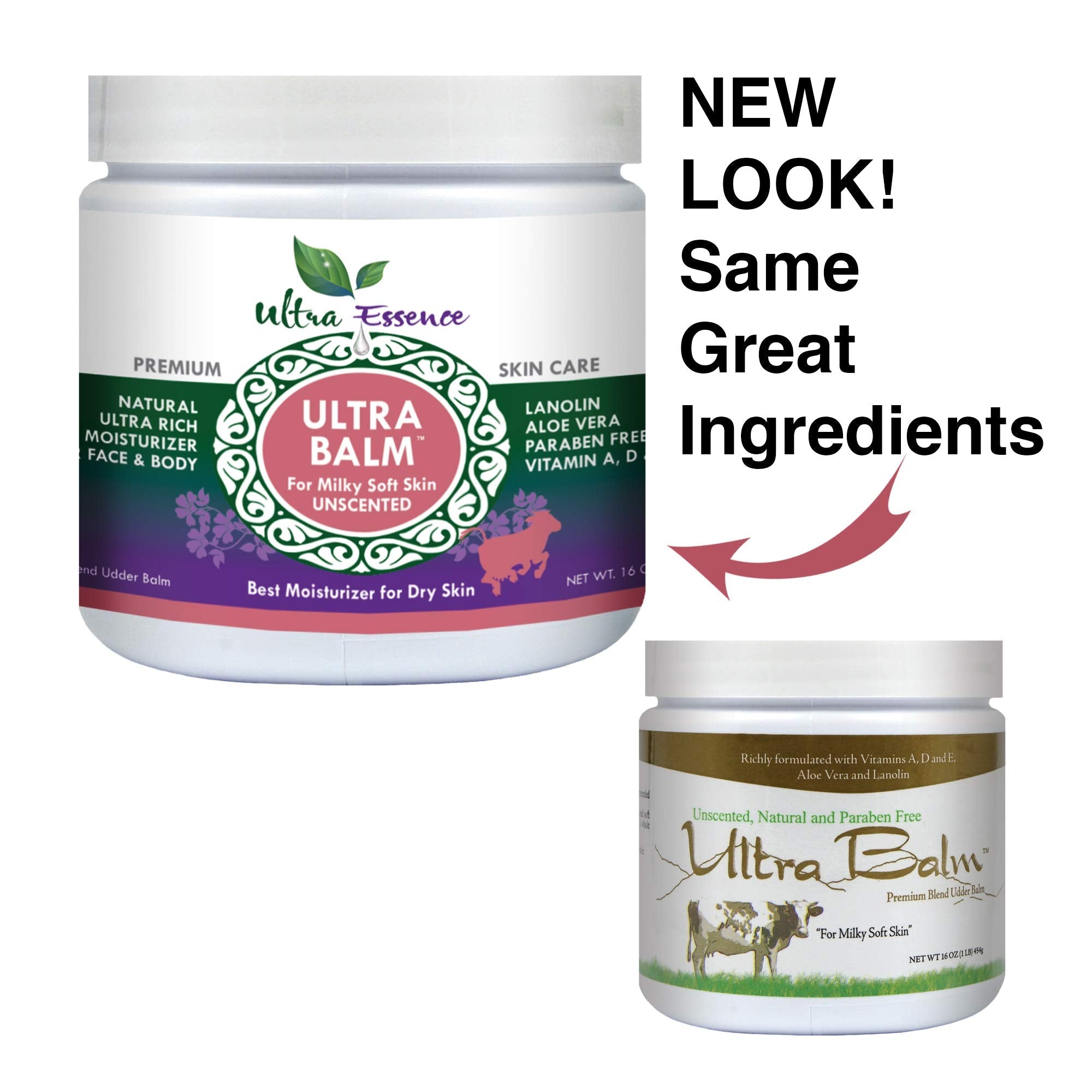 Ultra Balm Daily Moisturizer 16 oz – Unscented Hydration for Dry Skin