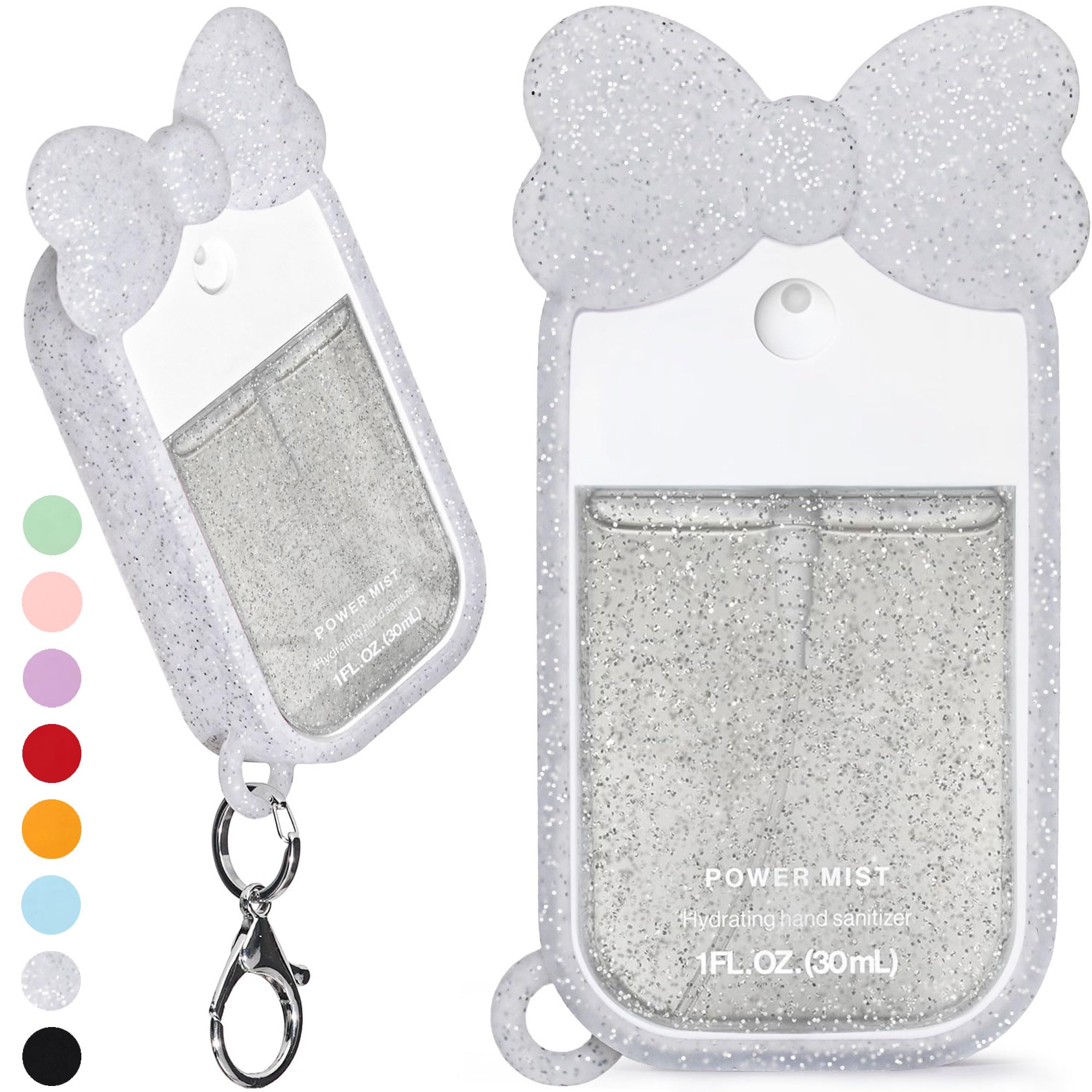 ULTRASKINX Ribbon Bow Case for Touchland Confetti Cake Mist – Frosted Sparkle