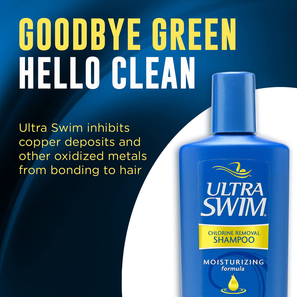 UltraSwim Chlorine Removal Shampoo – Moisturizing Formula (7 oz) Pack of 3
