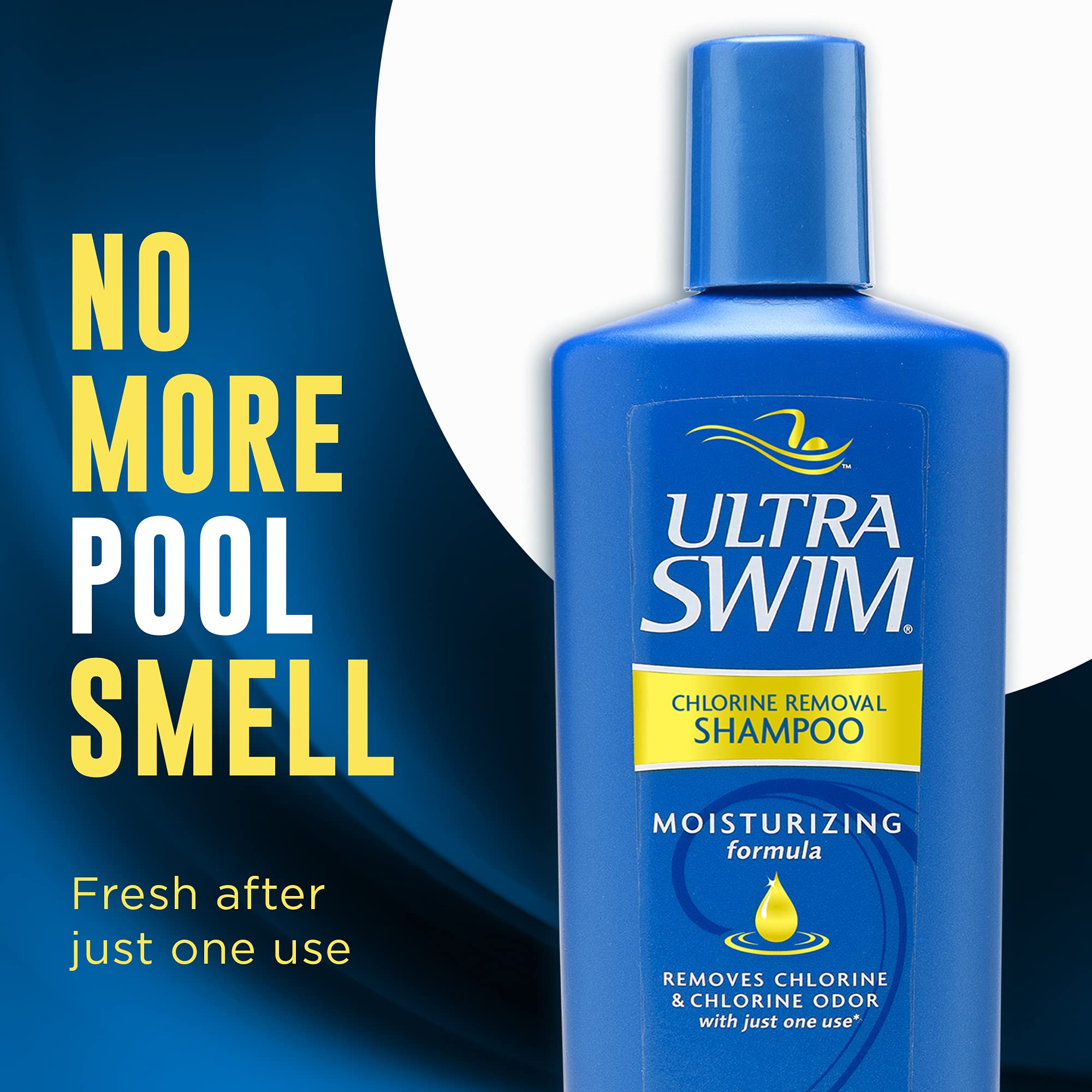 UltraSwim Chlorine Removal Shampoo – Moisturizing Formula (7 oz) Pack of 3