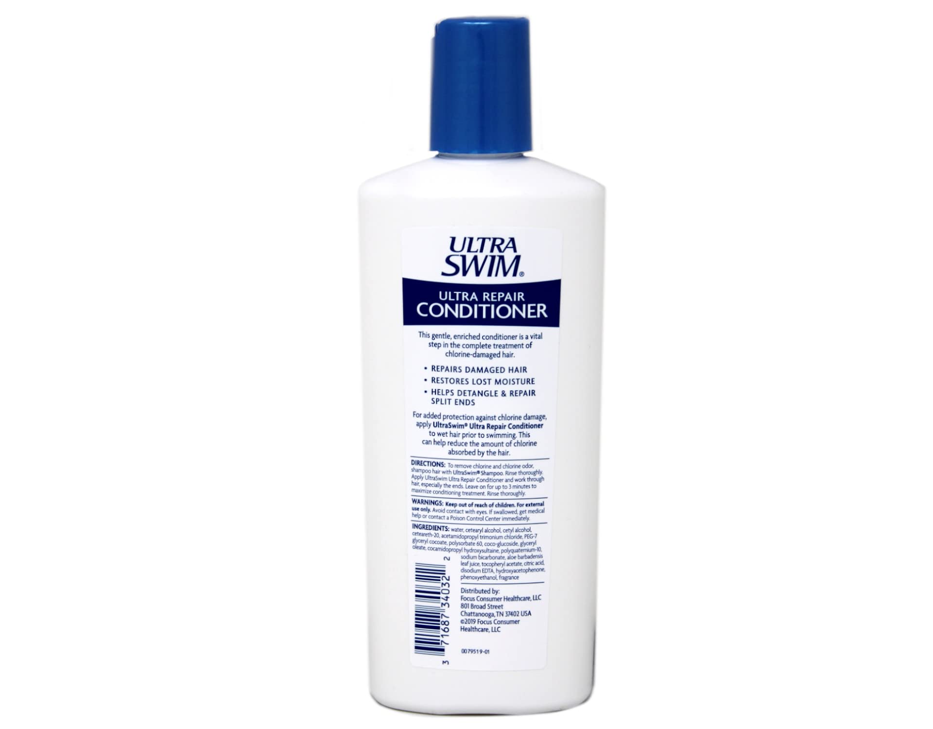 UltraSwim Ultra Repair Conditioner – 7 oz Bottles (Pack of 4) for Chlorine-Damaged Hair
