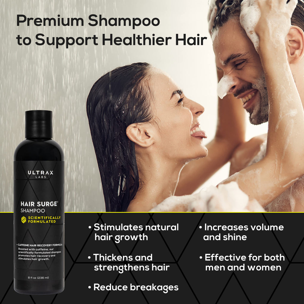 Ultrax Labs Hair Surge Hair Growth Shampoo for Thinning Hair — 8 oz, 2 Pack