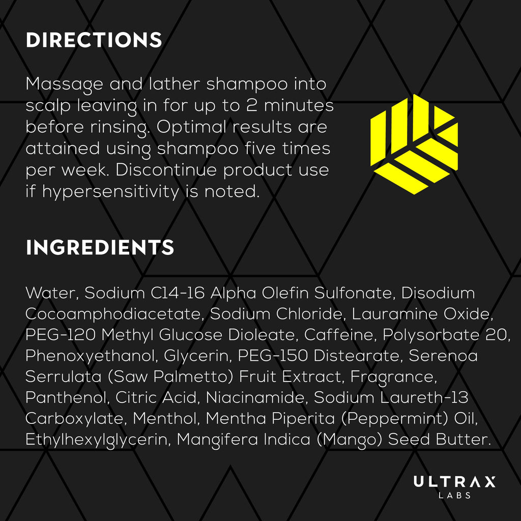 Ultrax Labs Hair Surge Hair Growth Shampoo for Thinning Hair — 8 oz, 2 Pack