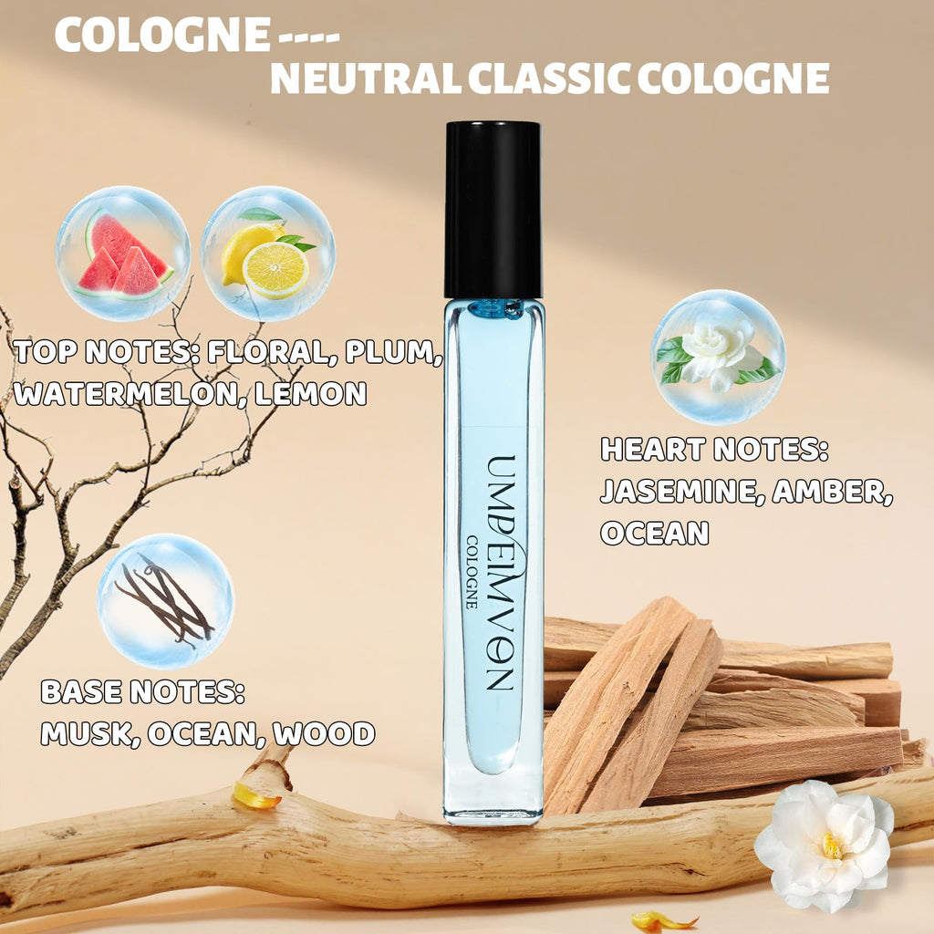 Umpeimvon Roll-On Perfume Oils for Women – Long-Lasting Fragrance, 3-Pack Travel Size 0.33 fl oz