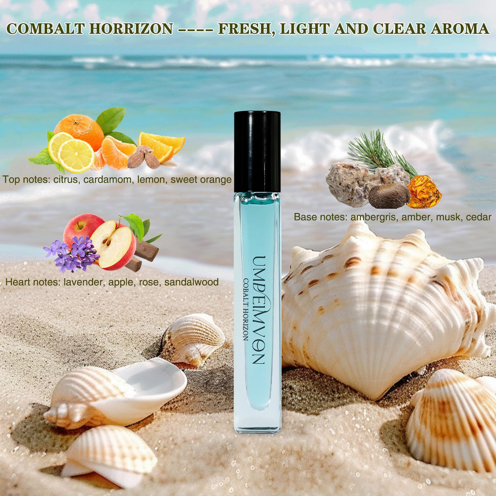 Umpeimvon Perfume Oil Roll-On Gift Set – Unisex Scent Trio, Travel-Size 0.33 fl oz Each