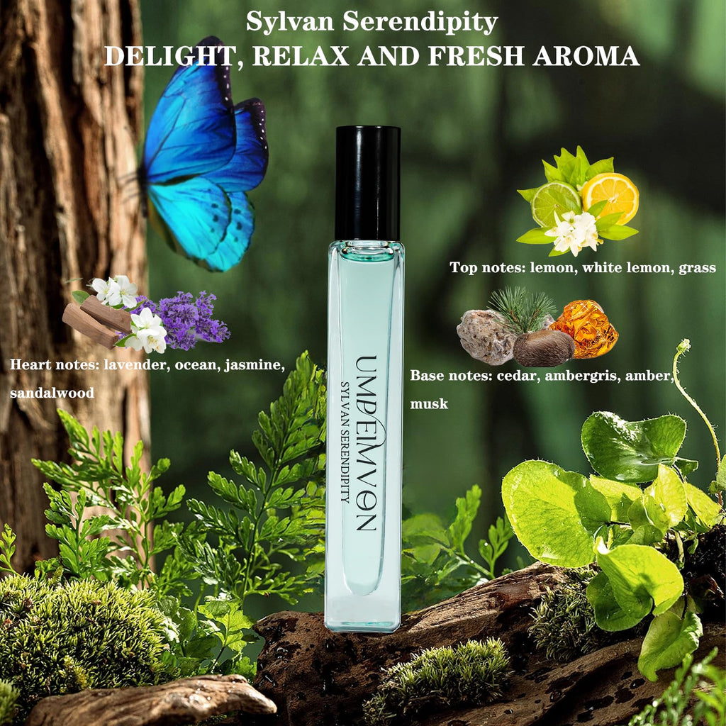 Umpeimvon Perfume Oil Roll-On Gift Set – Unisex Scent Trio, Travel-Size 0.33 fl oz Each