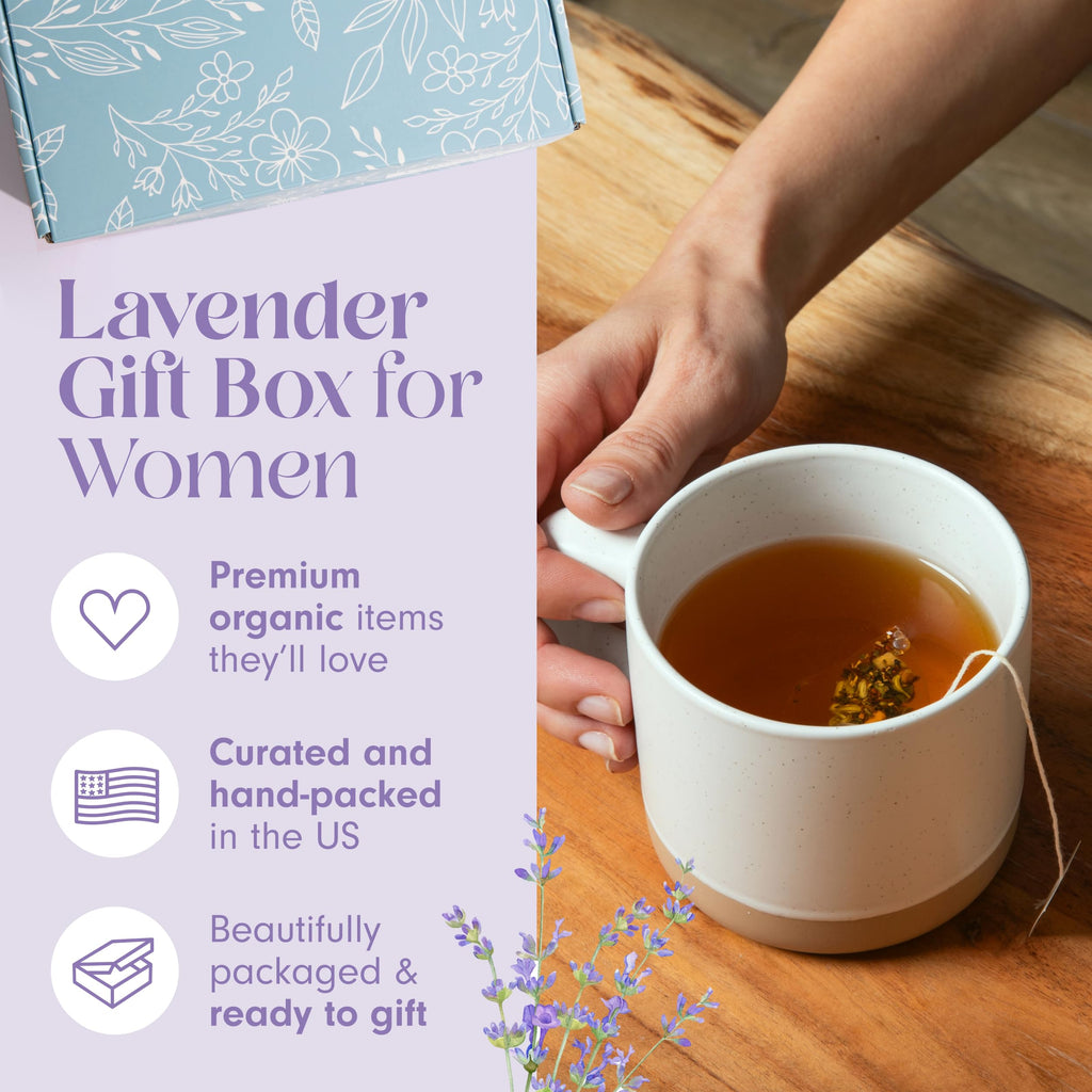 Unboxme Gifts Mini Lavender Spa Gift Set | Relaxation Gift Basket