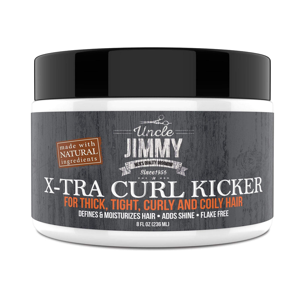 Uncle Jimmy X-TRA Curl-Kicker | Curl Enhancer & Moisturizer for Thick, Curly & Frizzy Hair | 8oz