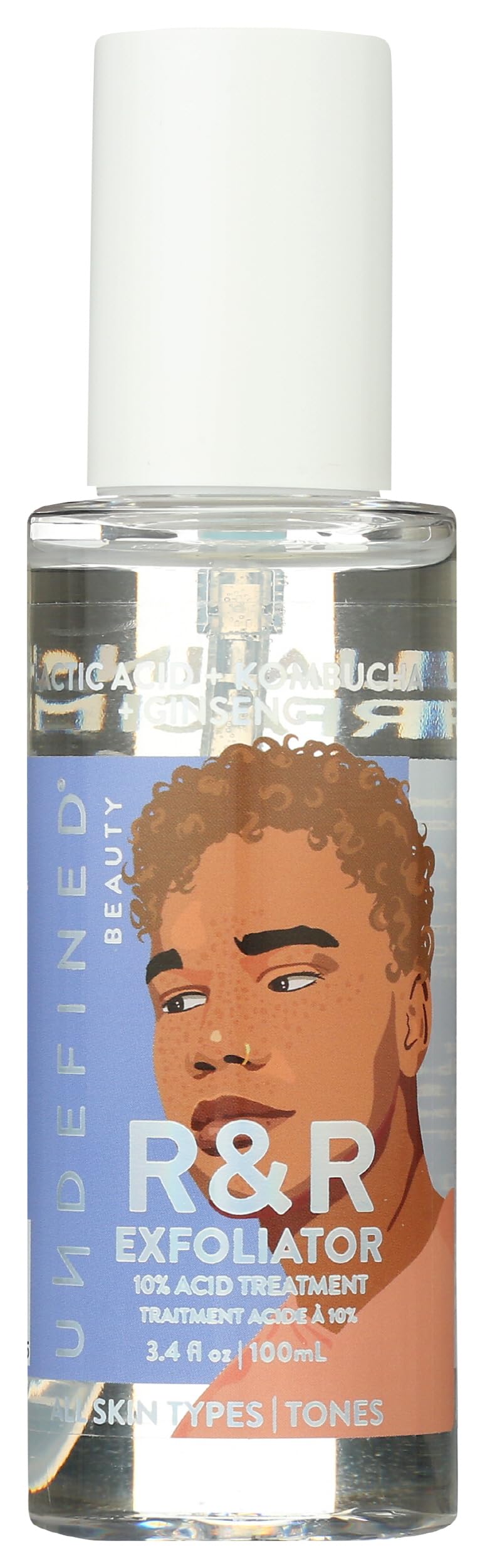 Undefined Beauty R&R Exfoliator – 10% Acid Peel Mist for Smoother Skin (3.3oz)