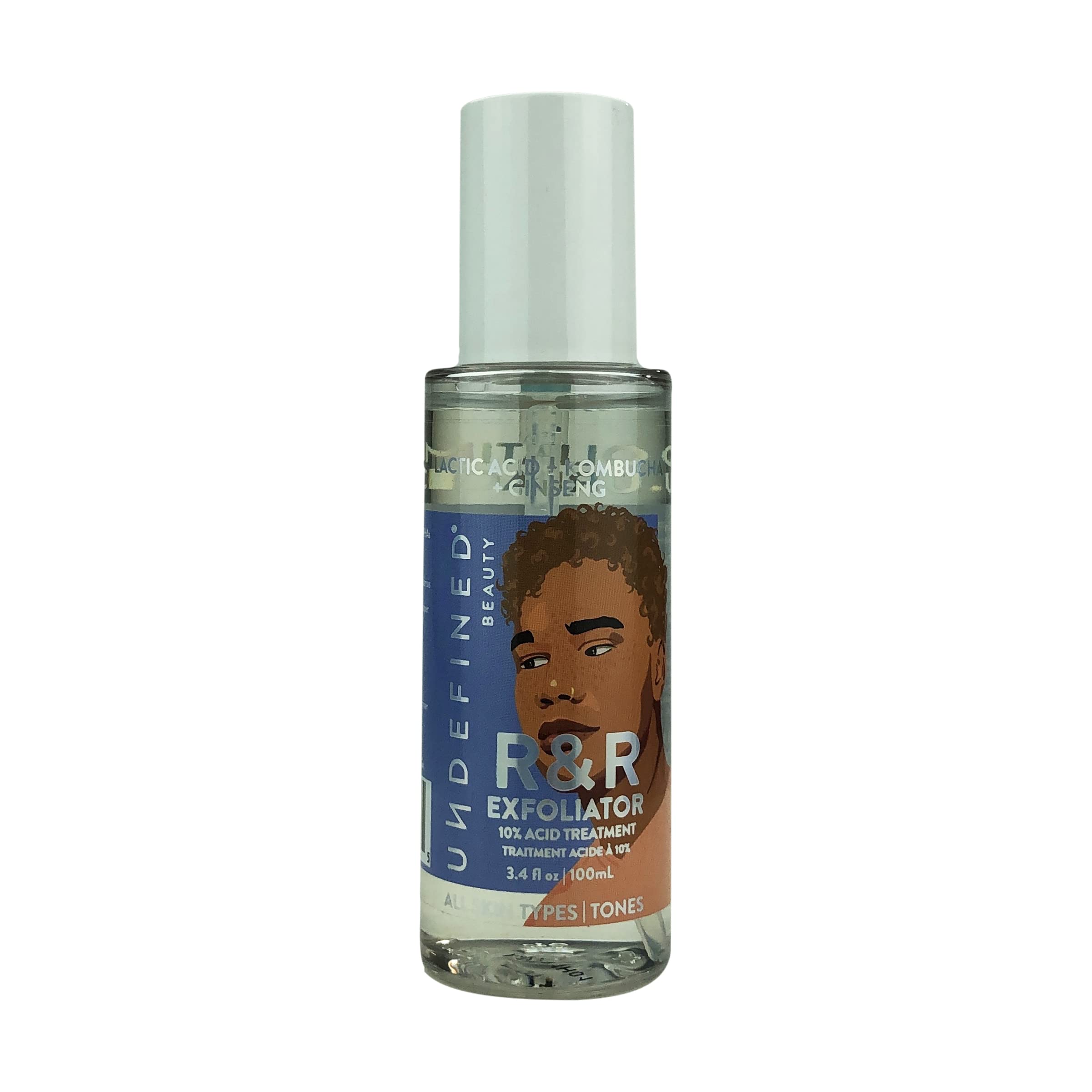 Undefined Beauty R&R Exfoliator – 10% Acid Peel Mist for Smoother Skin (3.3oz)