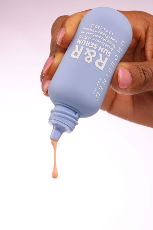 Undefined Beauty R&R Sun Serum — Tinted Mineral SPF 50, UVA/UVB Protection
