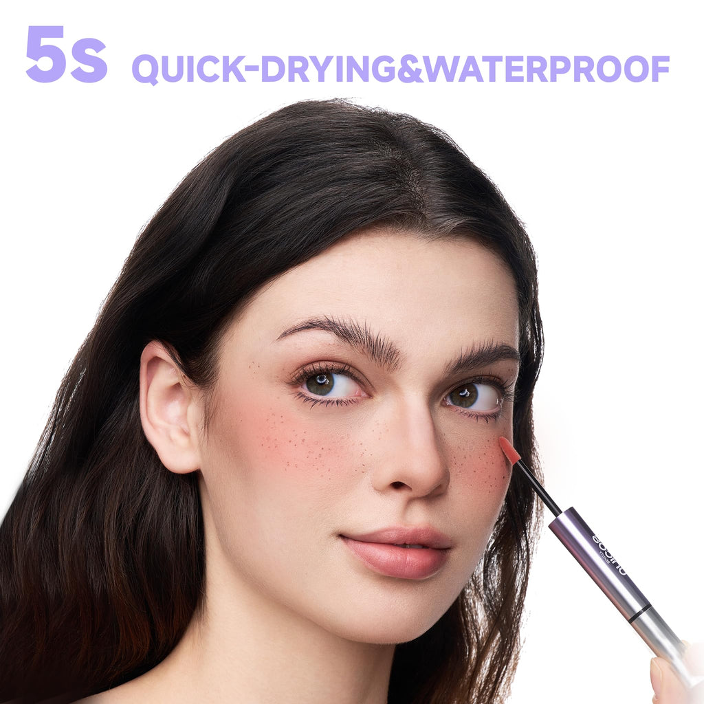 Unicos Freckle Stamp – 2-in-1 Freckle Pen with Blush, Natural Look, Quick-Dry & Waterproof