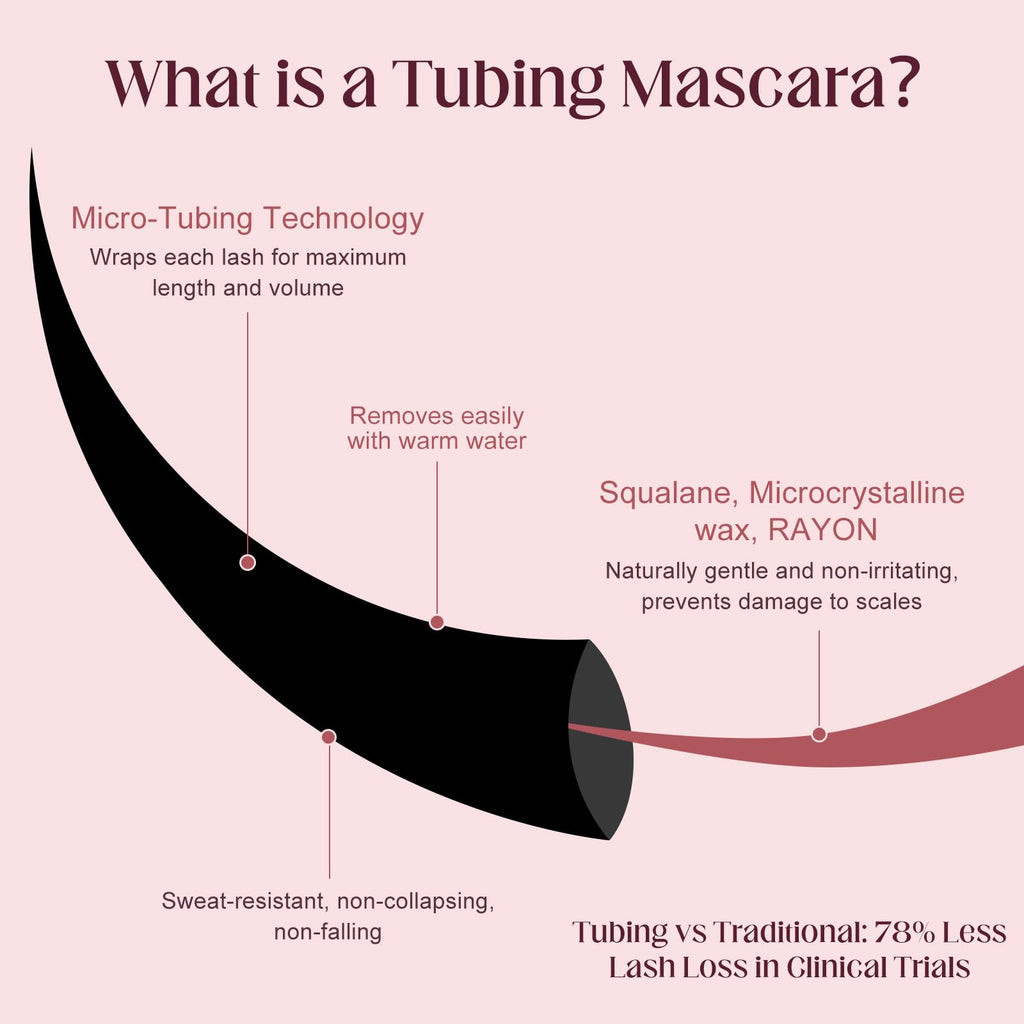 Unidollss Tubing Mascara Black – Length, Volume & Lash-Nourishing Serum