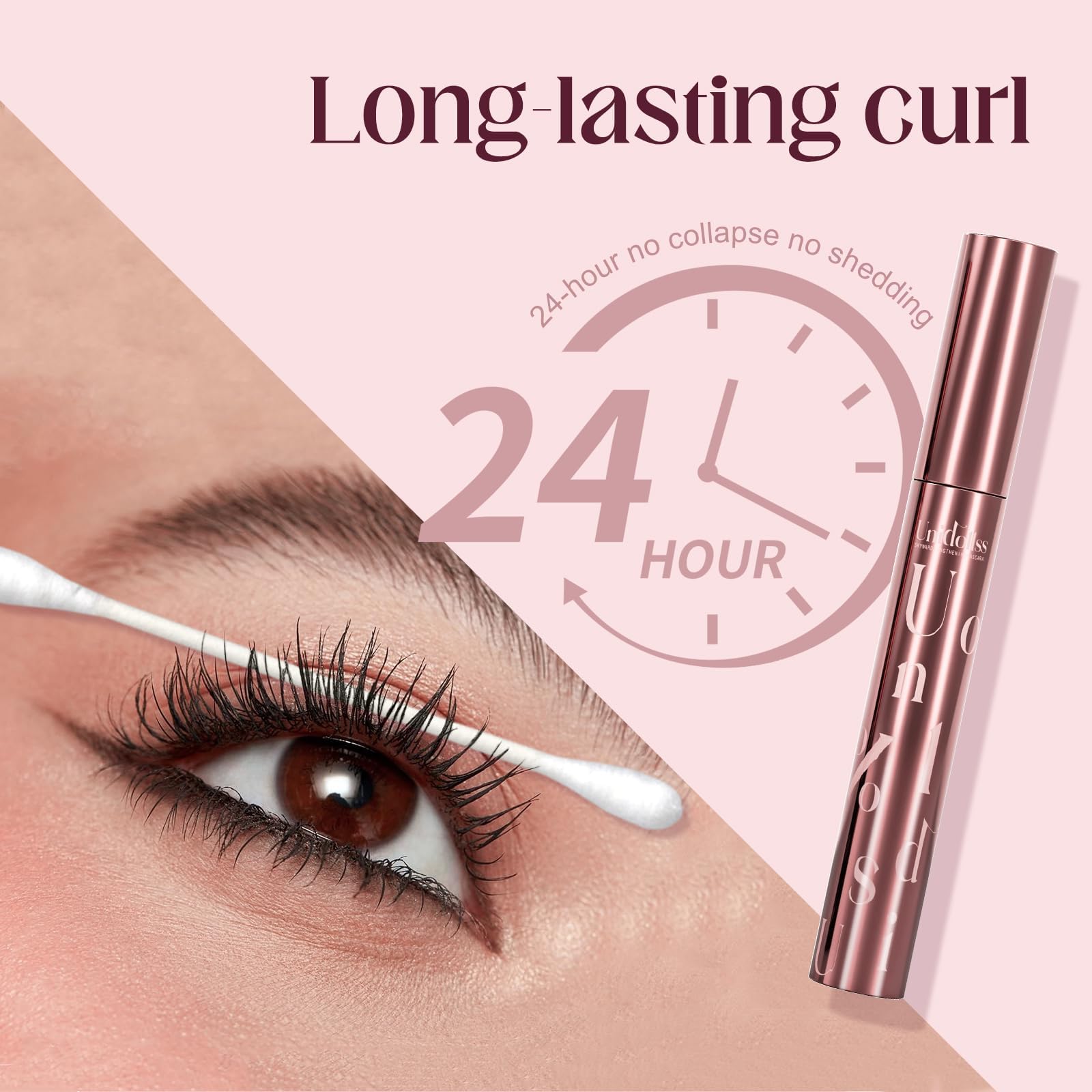 Unidollss Tubing Mascara Black – Length, Volume & Lash-Nourishing Serum