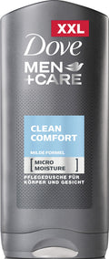 Dove Men Clean Comfort Shower Gel 400ml | Hydrating Body & Face Wash