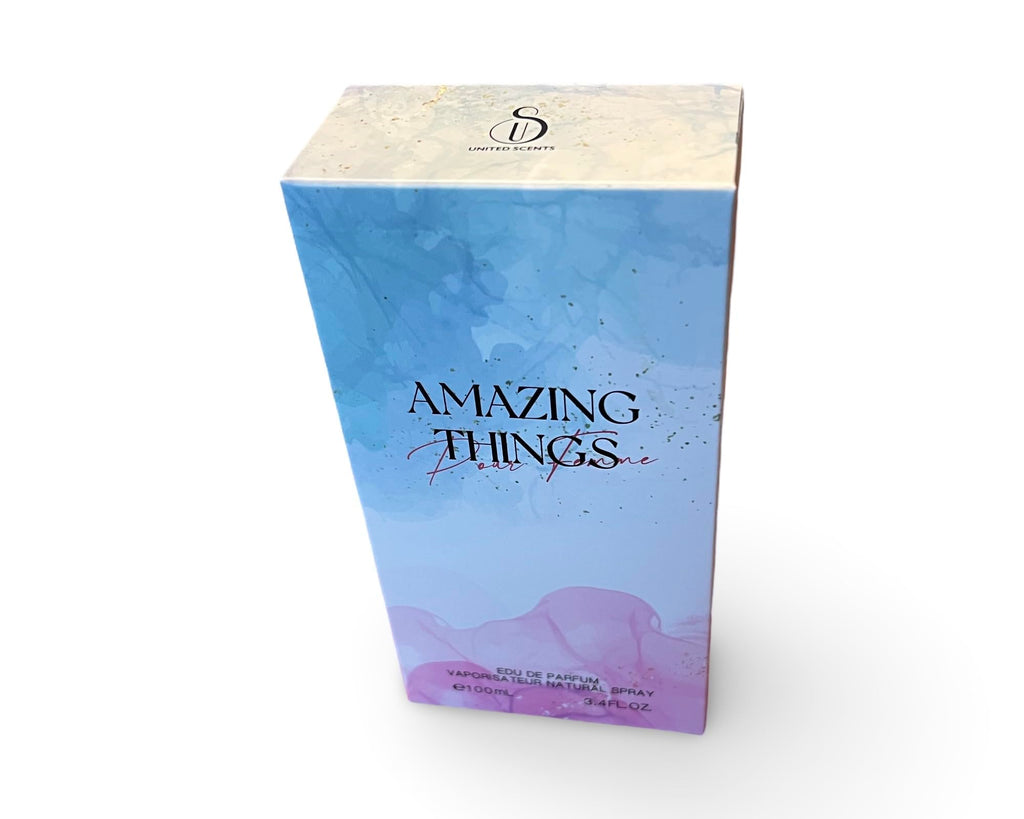 United Scents Amazing Things Pour Femme Eau de Parfum – Grapefruit, Suede & Pink Pepper, 100 ml