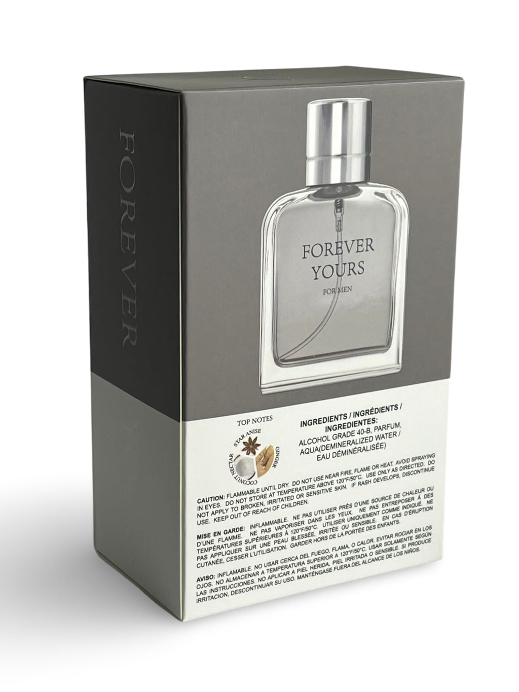 Forever Yours for Men by United Scents – 3.4 oz Eau de Parfum | Ginger, Patchouli, Cedar Wood