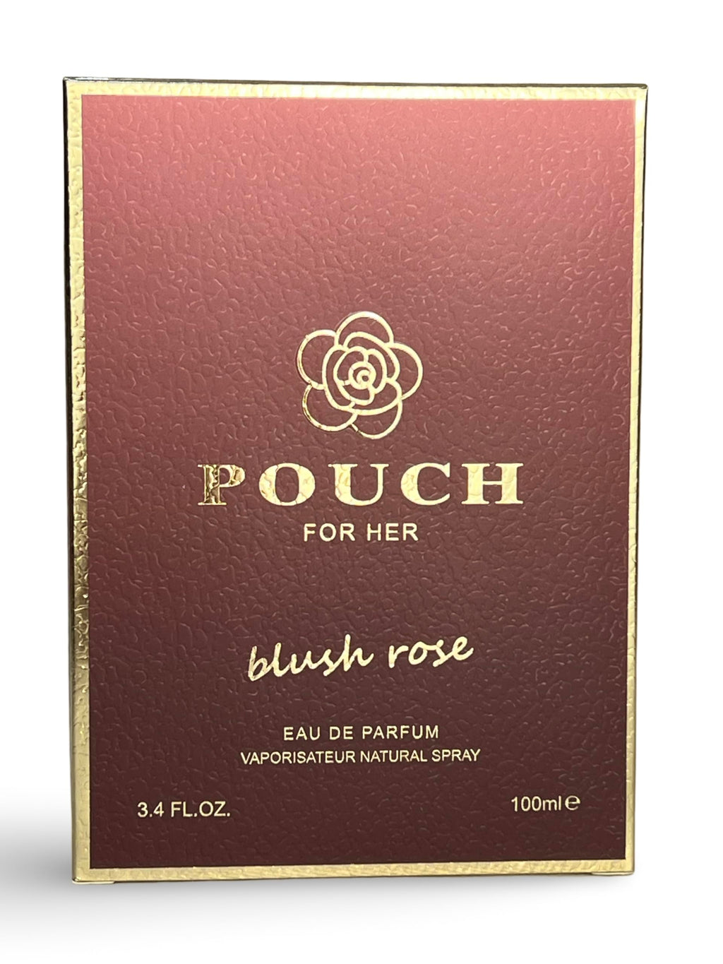 United Scents Pouch Blush Rose For Her Eau de Parfum – 3.4 Fl Oz | Bergamot, Red Currant & Rose