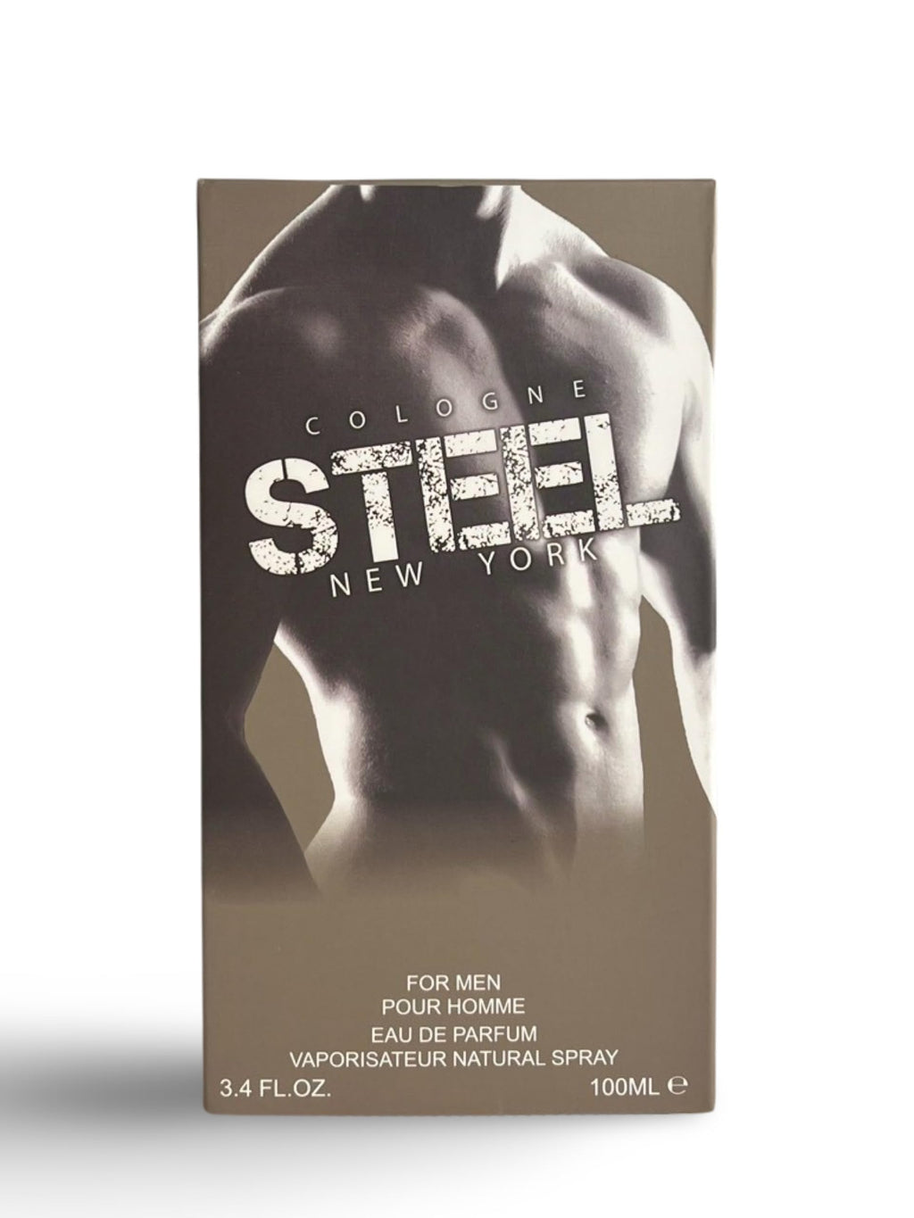 United Scents Steel New York Eau de Parfum for Men – 3.4 Fl Oz