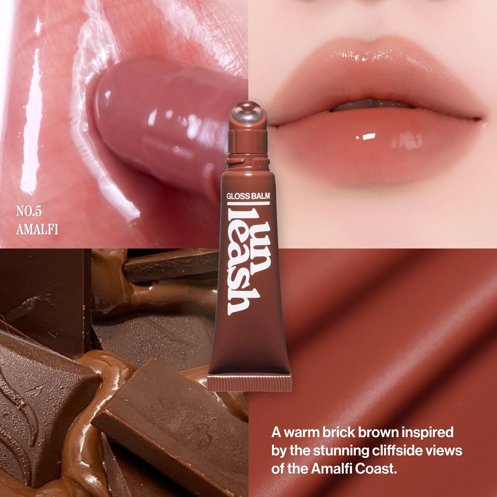 UNLEASHIA Sunset Dazzle Gloss Balm No.5 Amalfi | Lip Tint & Hydration