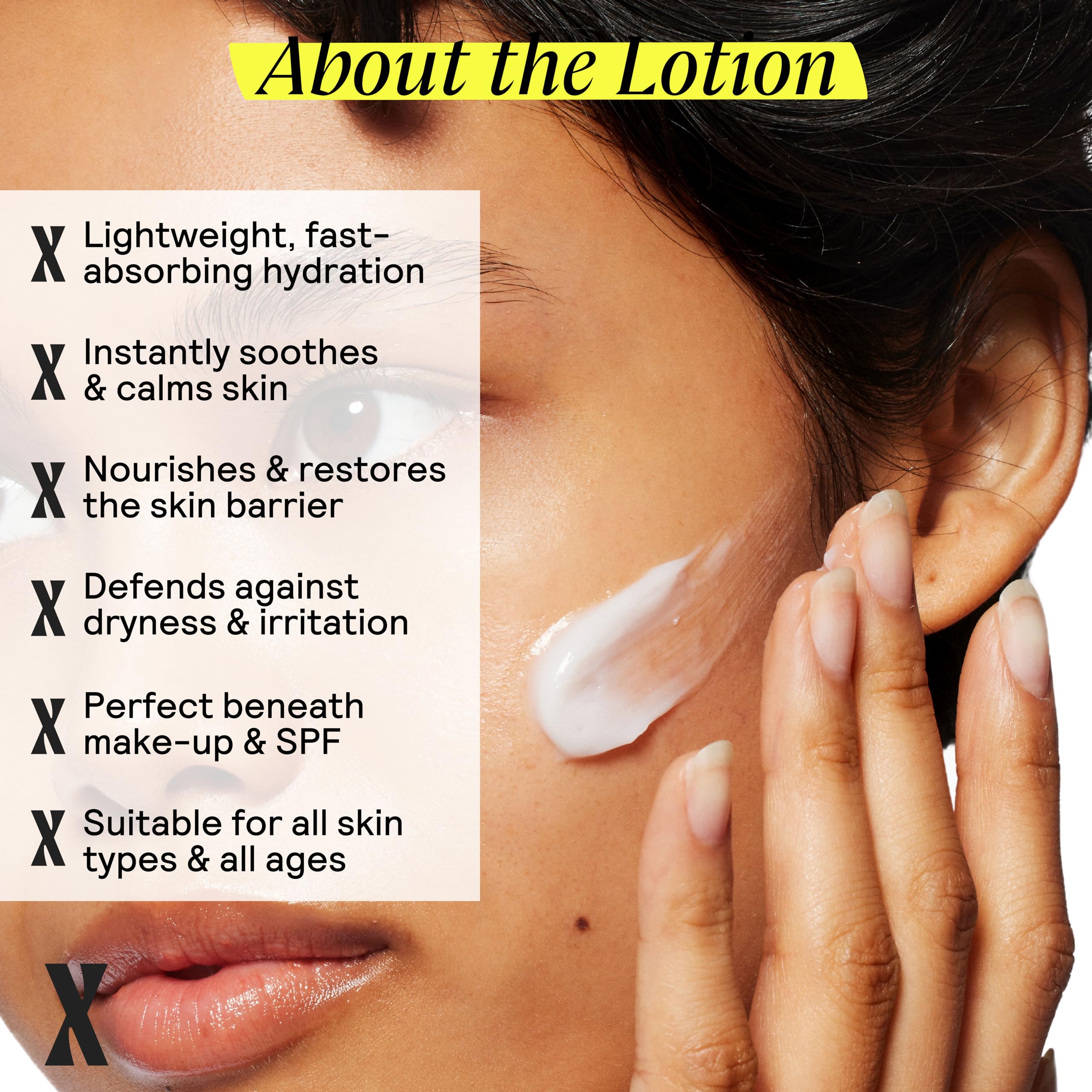 Untoxicated Moisturizing Lotion – Sensitive Skin Daily Moisturizer (Ceramides + Hyaluronic Acid) – Fragrance-Free, Oil-Free, Non-Comedogenic – 10 oz