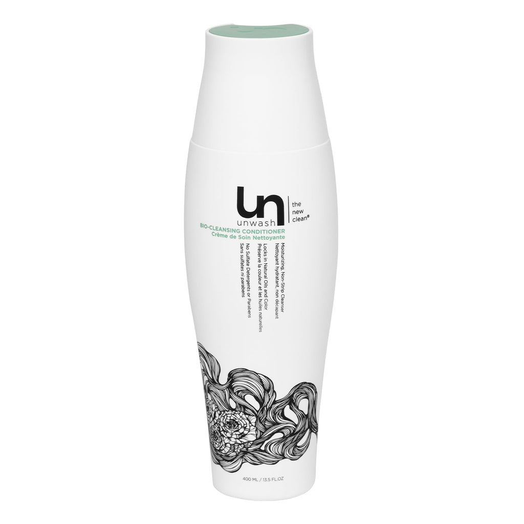 Unwash Bio-Cleansing Conditioner - Gentle Hydrating Co-Wash for Curly & Dry Hair | Sulfate & Paraben Free | 13.5 oz