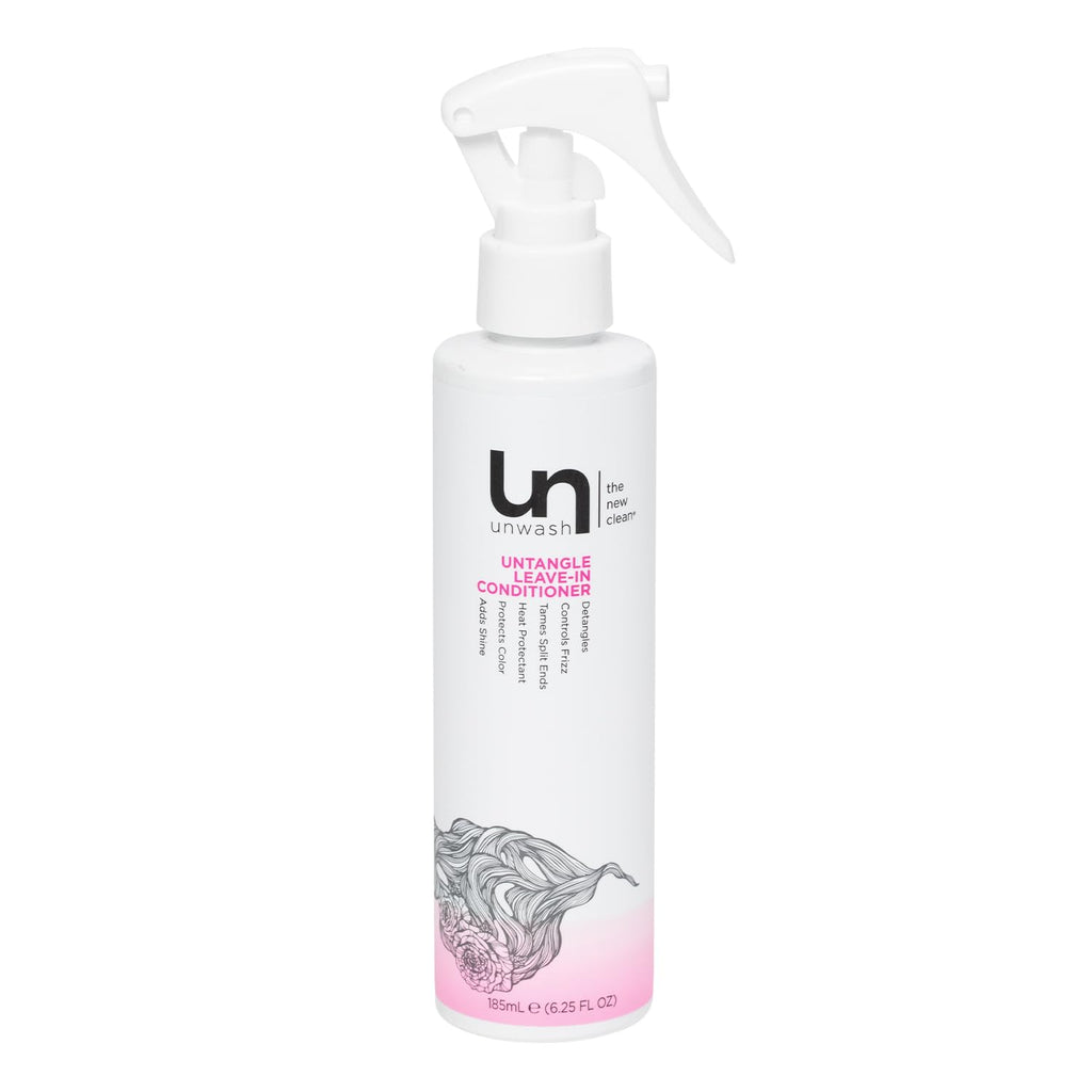Unwash Untangle Leave-In Conditioner – Gentle Detangling, Frizz Control, Heat Protection | Vegan & Cruelty-Free