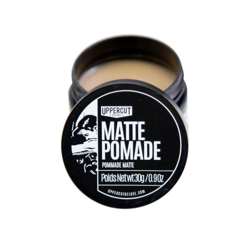 UPPERCUT DELUXE Matte Pomade MIDI – Medium Hold, Matte Finish, Water Based, 0.9 oz / 30 g (2-pack)