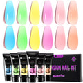 UR SUGAR Neon Extension Gel Set – 6 Colors for Quick, At-Home Nail Extensions